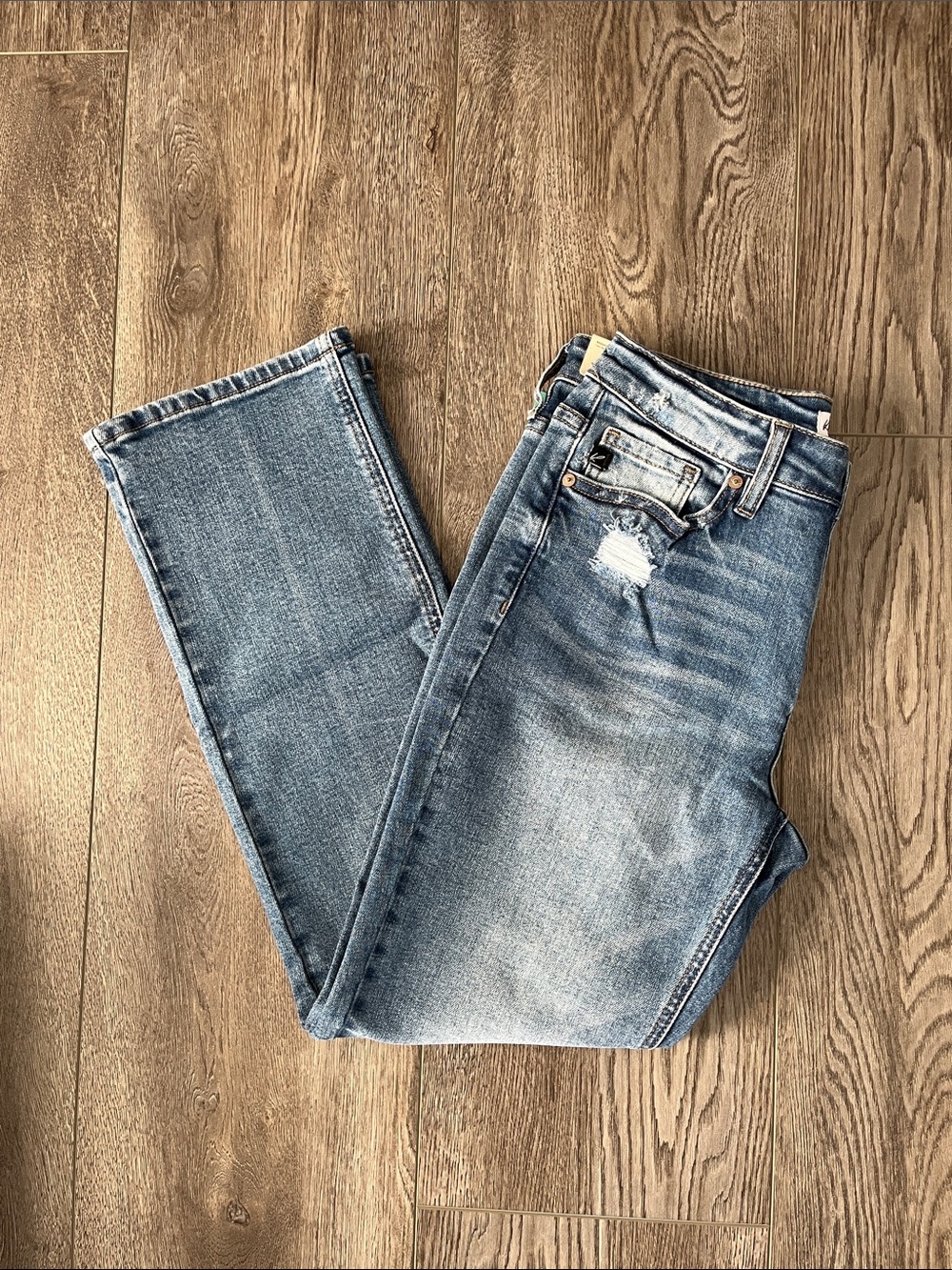 Women's KanCan Light Blue Distressed Jeans